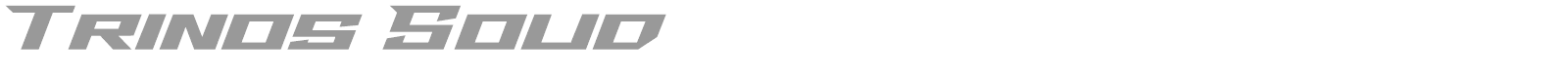 Trinos font preview